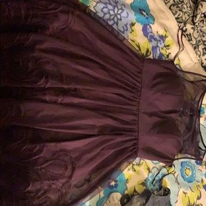 Egg plant colored Dress